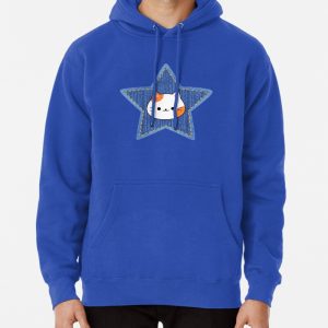 Cute cat star Pullover Hoodie