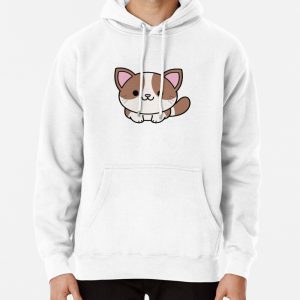 Brown Cat Pullover Hoodie