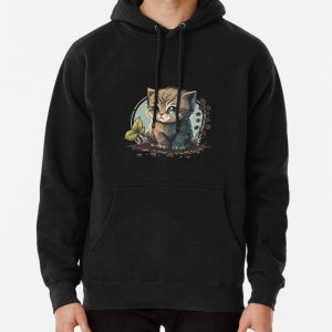 Adorable Kitten Pullover Hoodie