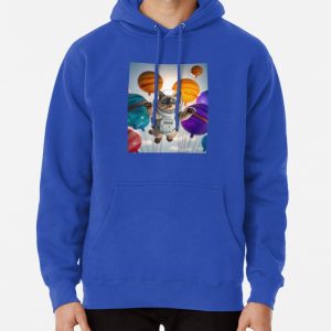 Astranaut cute cat Pullover Hoodie