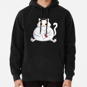 FATTY KITTY CAT, CUBBY CAT Pullover Hoodie