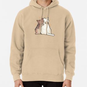 Cute Cat hug Pullover Hoodie