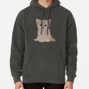 Cute cat with green eyes, cute kitten Pullover Hoodie