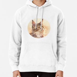 Main coon cat Main coon cat cute design Pullover Hoodie