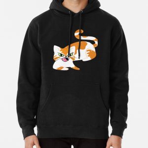 Angry cat Pullover Hoodie