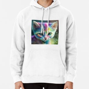 Beauty Cute Cat funny T-shirt 2023 Pullover Hoodie