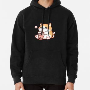 Cat Bubble Tea Pullover Hoodie