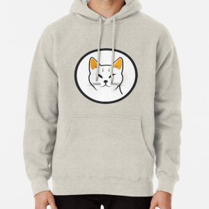 Cute Cat Logo Pullover Hoodie