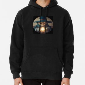 Wizard cute cat Pullover Hoodie