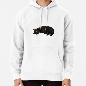 Black Cat Pullover Hoodie