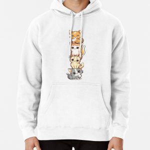 Little kitten look at me Pullover Hoodie