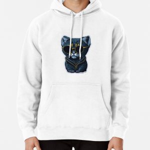 Cute cat wearing sunglass Pullover Hoodie