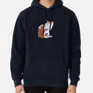 Orange Cat Pullover Hoodie