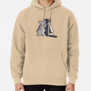 Cute Cats hug Pullover Hoodie
