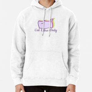 Cat Vibes Only Pullover Hoodie