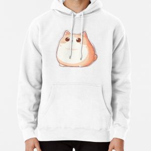 Chibi Fat Cat Pullover Hoodie