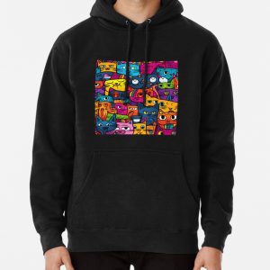 Cute and Cuddly Cats Pullover Hoodie