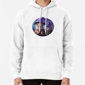 Cute Witchy Kittens Pullover Hoodie