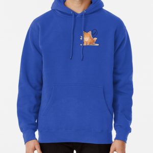 Your sweet orance cat is sleeping on stand Pullover Hoodie