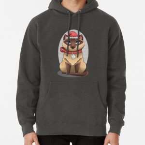Siamese Christmas Cat Pullover Hoodie