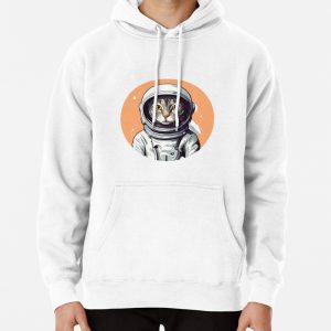 Astronaut Cat Pullover Hoodie