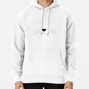 Cute cat mouth Pullover Hoodie
