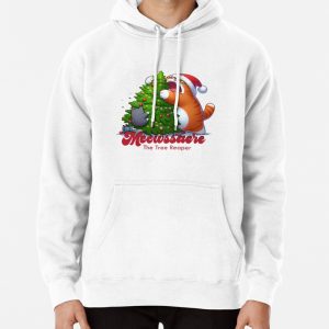 Meowssacre Christmass cat Pullover Hoodie
