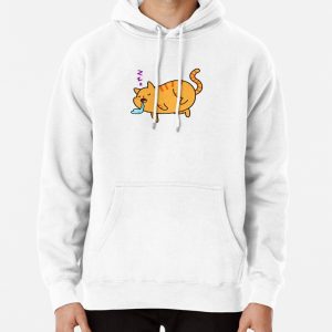 Kawaii Sleeping Cat Pullover Hoodie