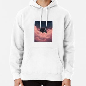 Cute Black Cat Pullover Hoodie