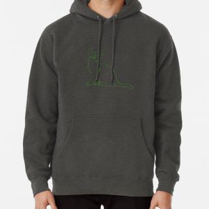 Shocked cute cat Pullover Hoodie