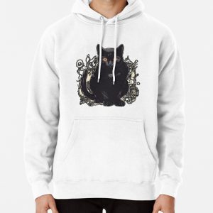 Black cat Pullover Hoodie