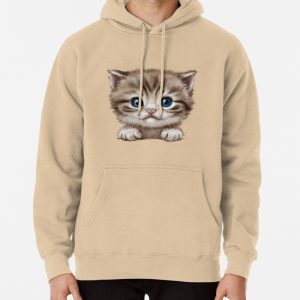 Cute Kitten Pullover Hoodie