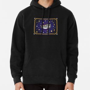 Calico Cute Kawaii Cat in Space, Galaxy Cat, Tortoise Shell Cat Pullover Hoodie